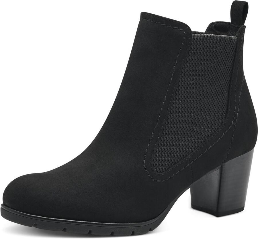 Dames Chelsea Boots Zwart Suède Comfortabele En Stijlvolle Enkellaarzen