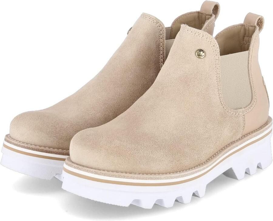 Dames Chelsea Boots Zwart Suède Platte Hak Laarzen Gemaakt in Spanje