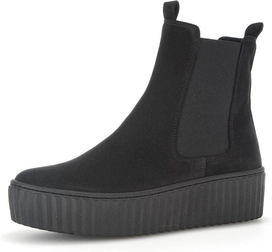 Dames Chelsea Enkellaarzen met Uitneembaar Voetbed Comfortabele Laarsjes
