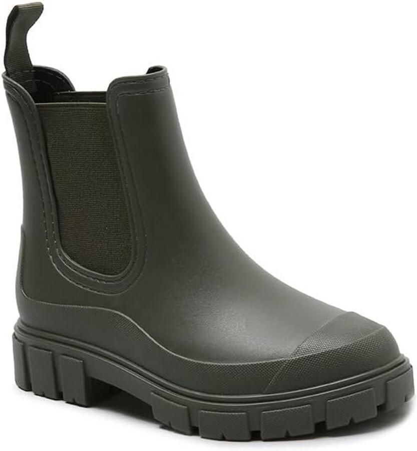 Dames Chelsea Enkellaarzen Waterdicht Antislip Korte Regenlaarzen voor Buitenwerk