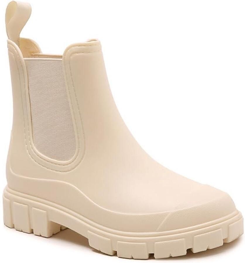 Waterdichte Chelsea Enkellaarzen Dames Antislip Korte Regenlaarzen voor Buitenwerk
