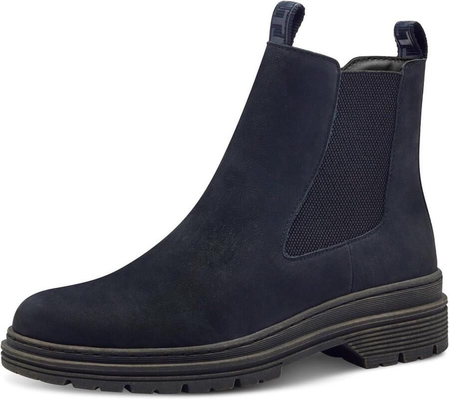 Dames Chelsea Laars met Leer Ritssluiting en TOUCH-IT Comfort