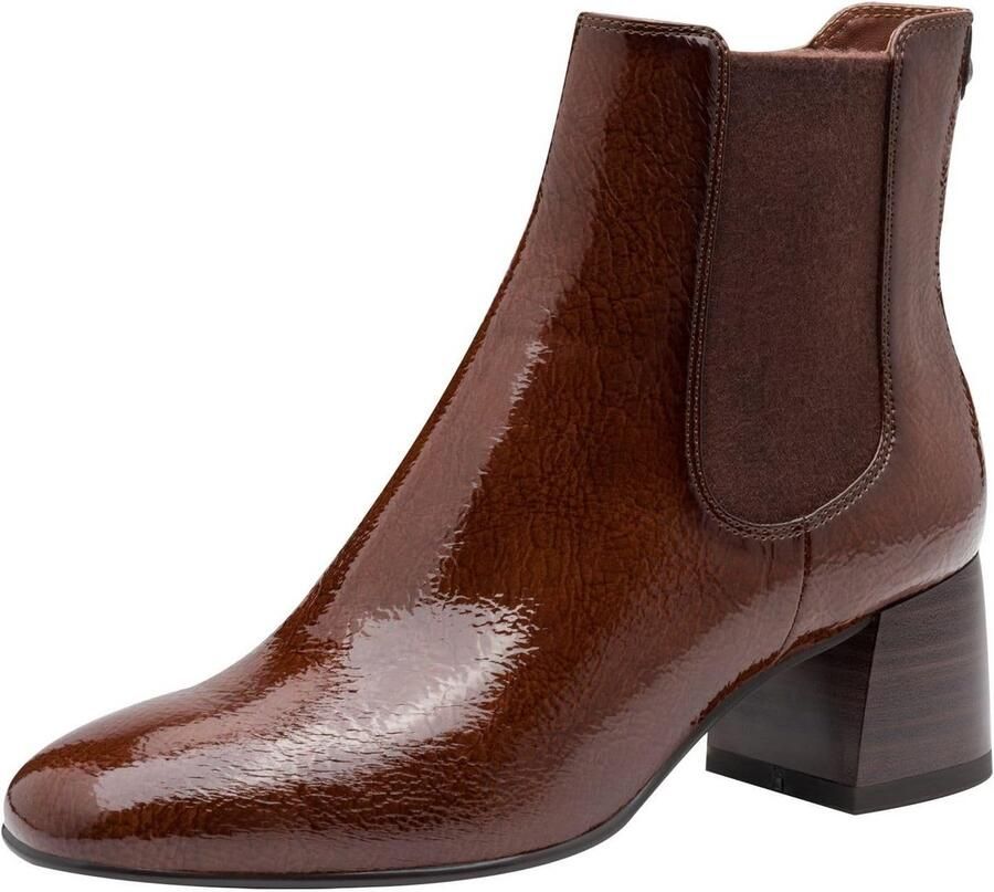 Dames Chelsea Laarzen Cognac