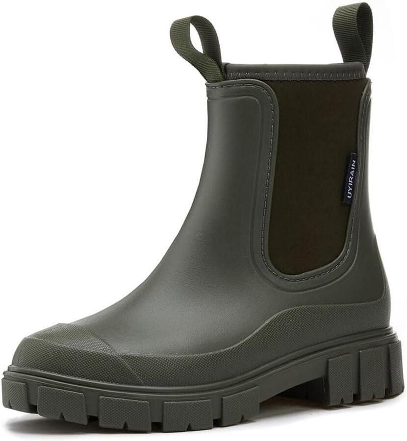 Dames Chelsea Regenlaarzen Rubberlaarzen Waterdicht Antislip