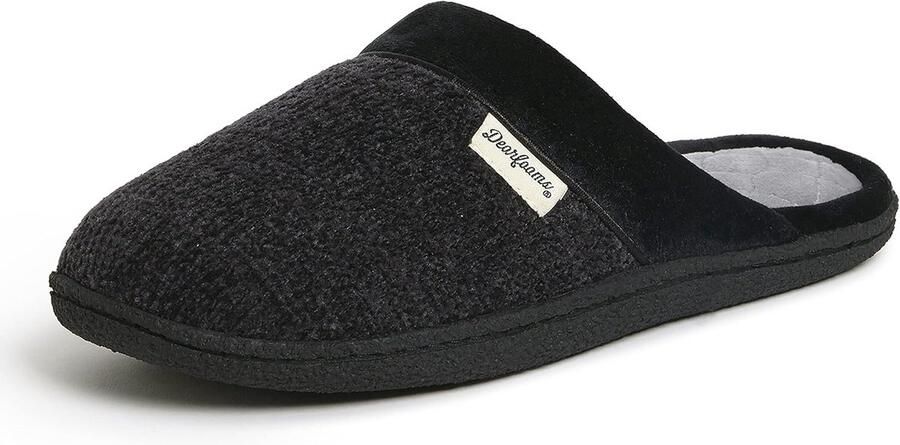 Dames Chenille Clog Sok Slippers met Traagschuim Binnenzool