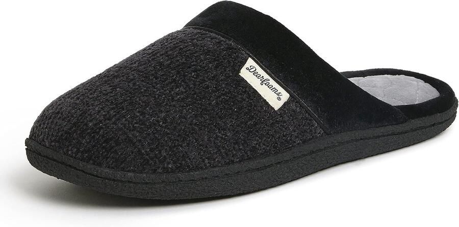 Dames Chenille Clog Sok Slippers met Traagschuim Binnenzool
