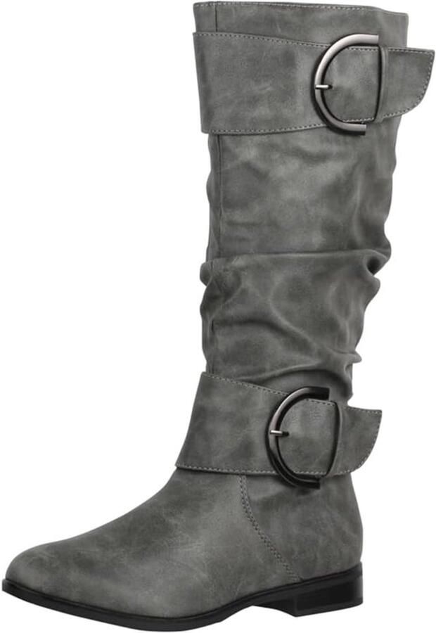 Dames Enkellaarzen Instappers Blokhak