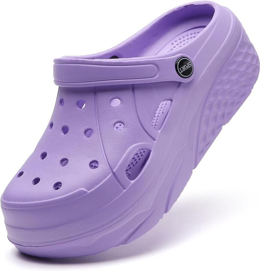 Dames Clogs Comfortabele Zomerse Platform Clogs voor Binnen en Buiten