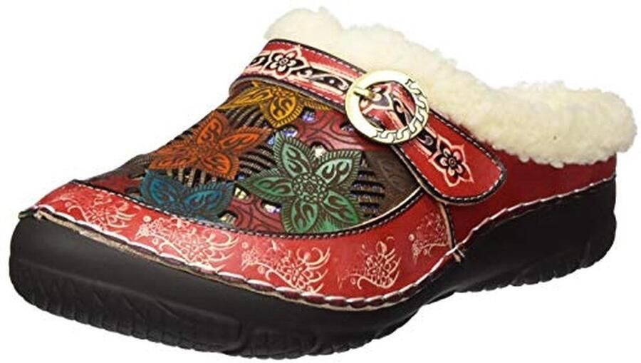 Dames Clogs met Vervangbare Zool en Comfortabele Hakken