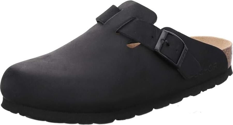 Dames Clogs Pantoletten ALBA 6073-90 zwart