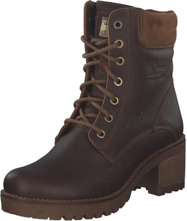 Dames combat boots met hak WATERDICHT warme voering en anatomische binnenzool