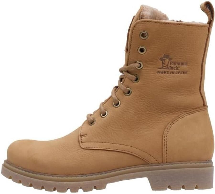 Dames Combat Boots Waterdicht Met Warme Bontvoering Gemaakt in Spanje