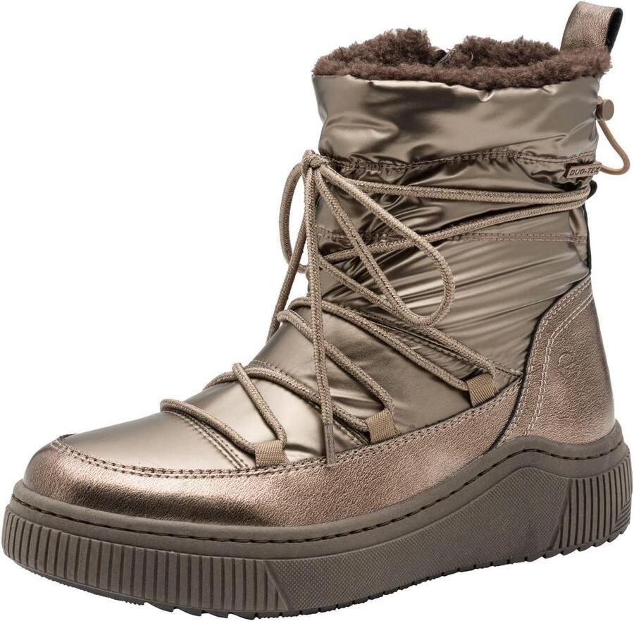 Dames Comfort Lace Boots met Duo-tex voor Optimale Pasvorm en Warmte