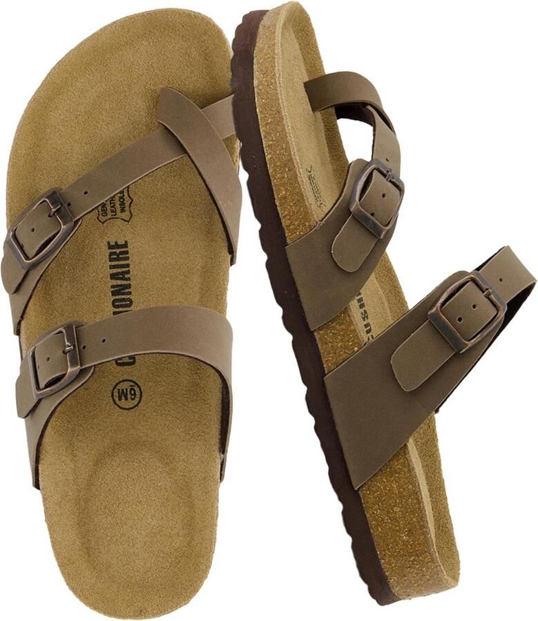 Dames Comfort Sandalen met Kurken Voetbed voor Dagelijks Gebruik