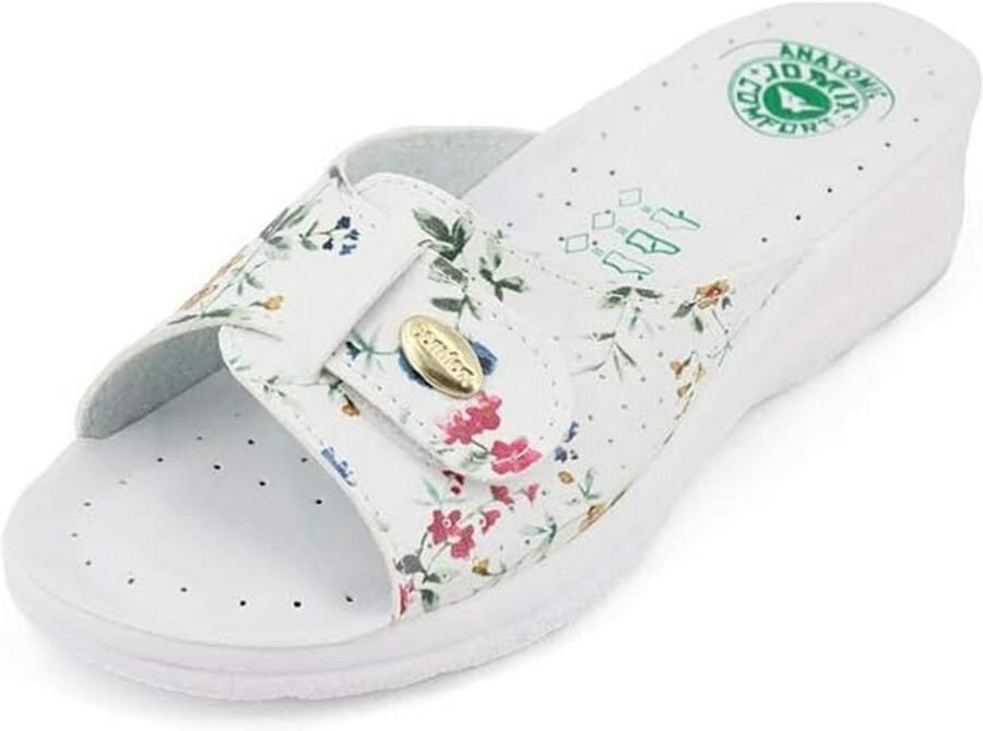 Dames Comfort Sandalen met Verstelbare Gesp Orthopedische Sleehak