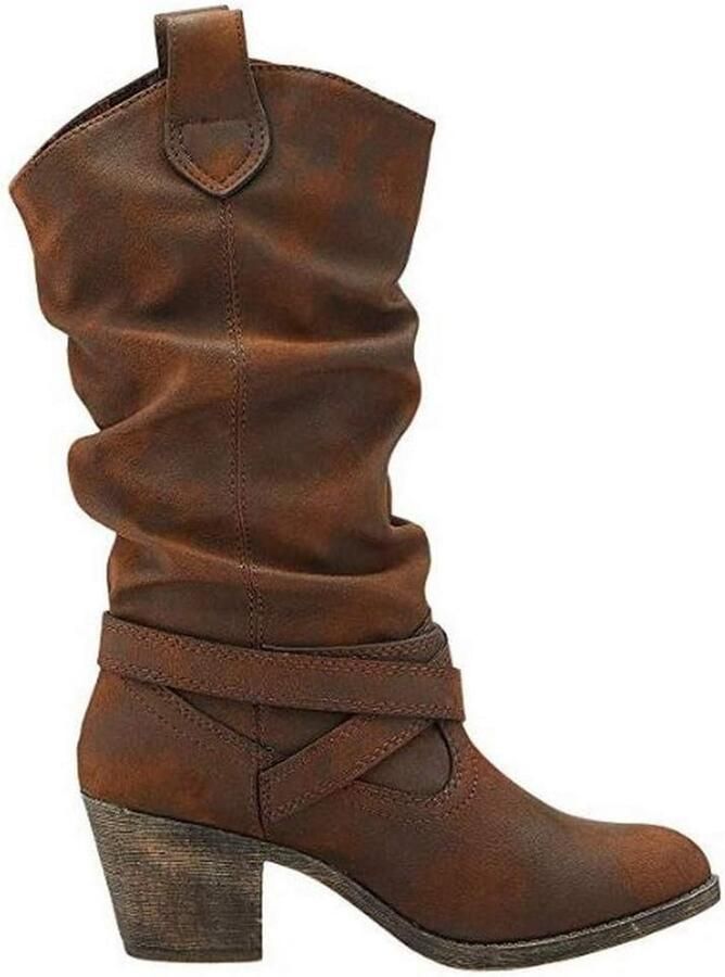 Dames Cowboy Laarzen met Pull Up Design