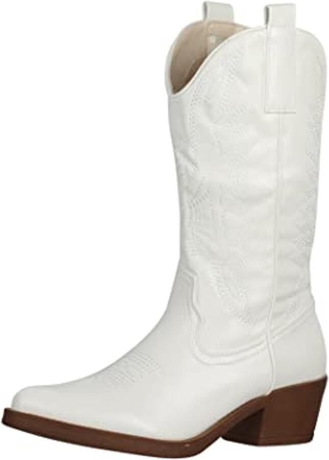 Dames Cowboylaarzen en Bikerlaarzen in Chunky Stijl