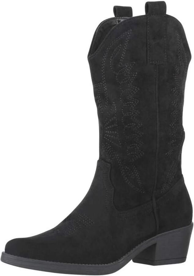 Dames Cowboylaarzen en Bikerlaarzen in Chunky Stijl