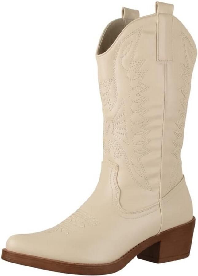 Dames Cowgirl Laarzen Stoere Biker Boots Laarzen voor Dames