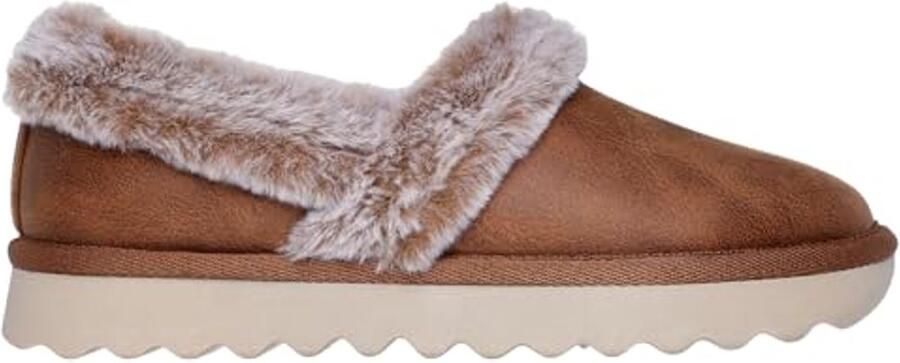 Dames Cozy Up Slippers Zwart Kastanje - Foto 1
