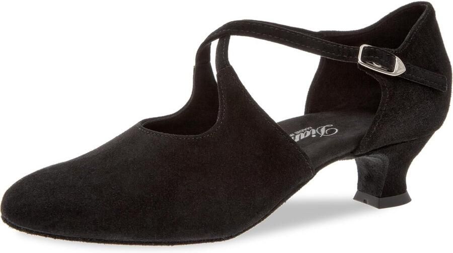 Dames Dansschoenen Zwart met Sluiting en Spaanse Hak 40 1 2