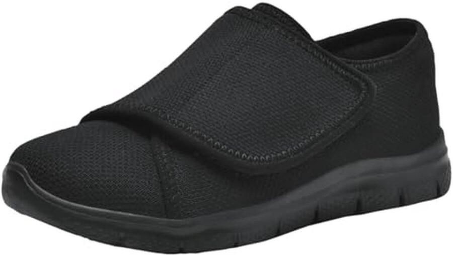 Dames Diabetische Schoenen Extra Wijde Orthopedische Slippers Ademend en Verstelbaar voor Revalidatie