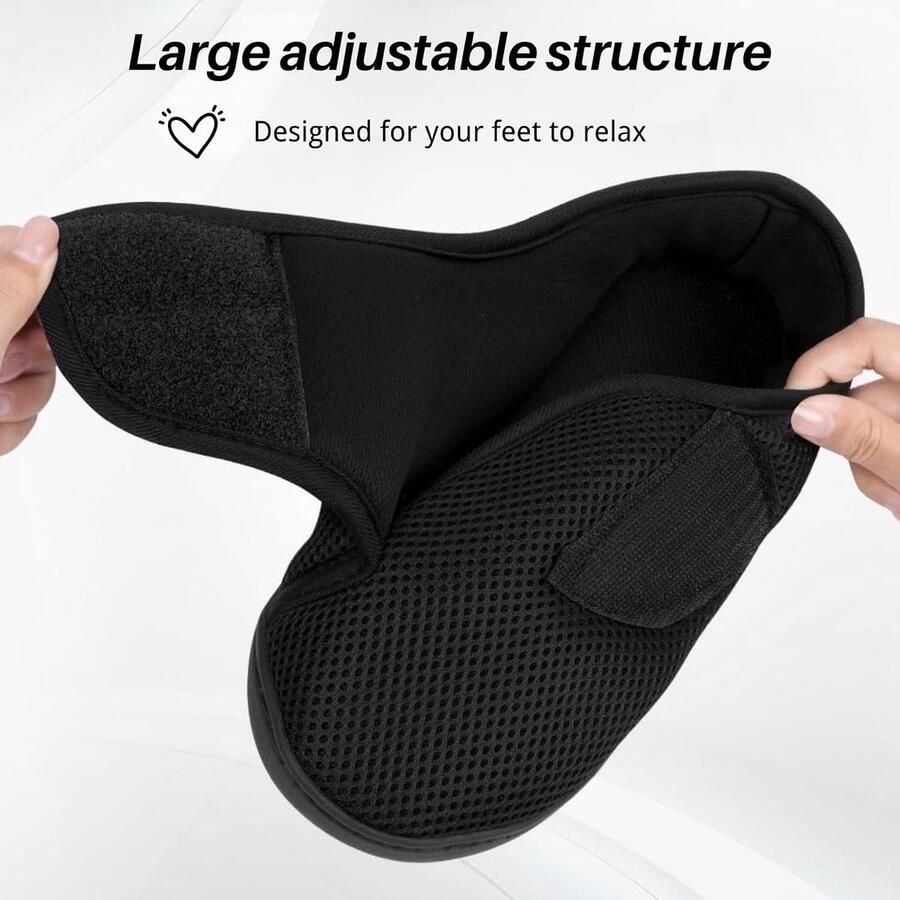 Dames Diabetische Slippers 40-42 Orthopedisch Ademend Verstelbare Breedte Comfortabel voor Ouderen ShopVlot