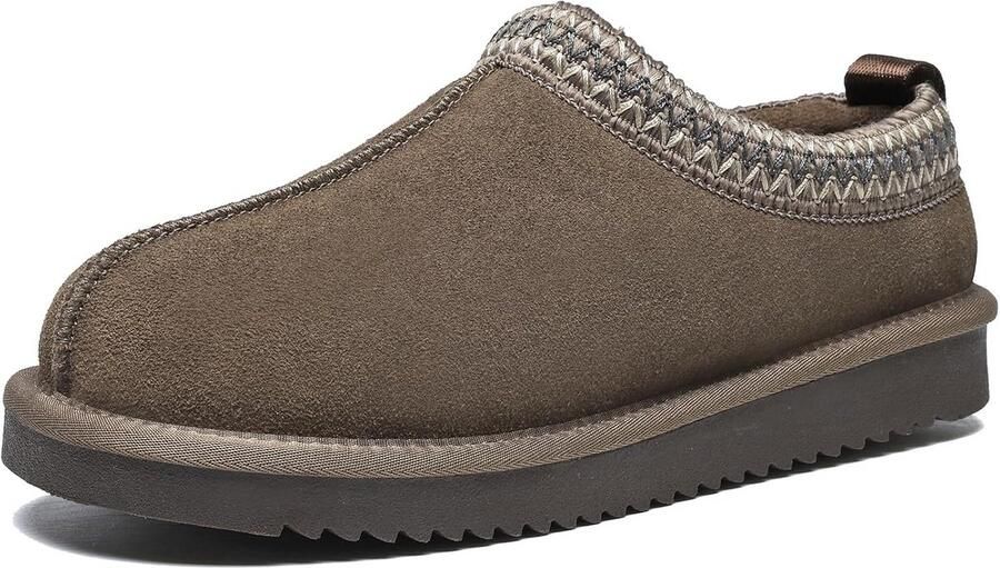 en Platform Slipper Laarzen met Zachte Fleece Voering Comfortabele Instapper