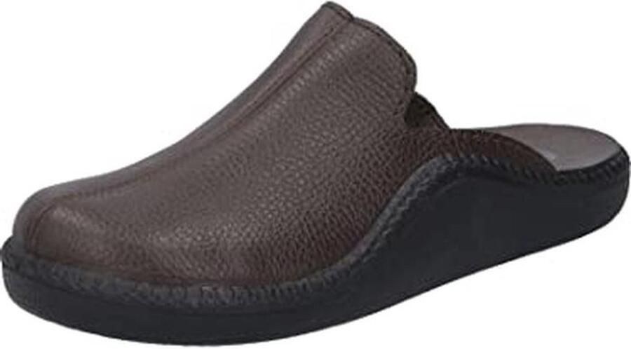 en Slippers in Zwart met Comfortabele PU Zool