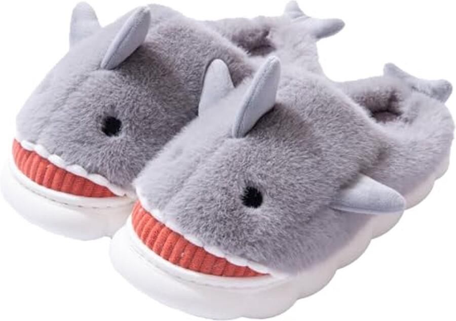 & Sloffen Comfortabele Pluche Pantoffels met Antislip voor Binnen & Buiten