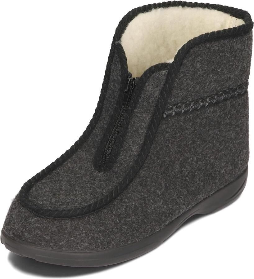 en Vilt Pantoffels met Schapenwol Warm en Comfortabel Slippers Sloffen 36-46