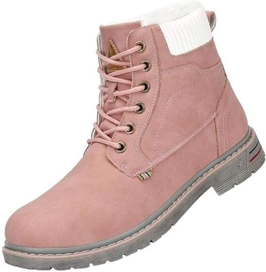en waterdichte winterlaarzen met warme voering Roze