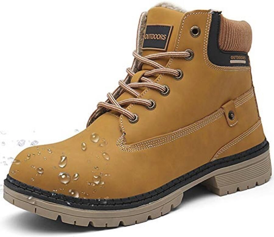 en Winterlaarzen voor Sneeuw Waterdichte Veterschoenen voor Buiten