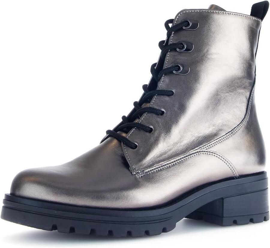 Dames enkellaars leer met luchtkamerzool voor extra comfort