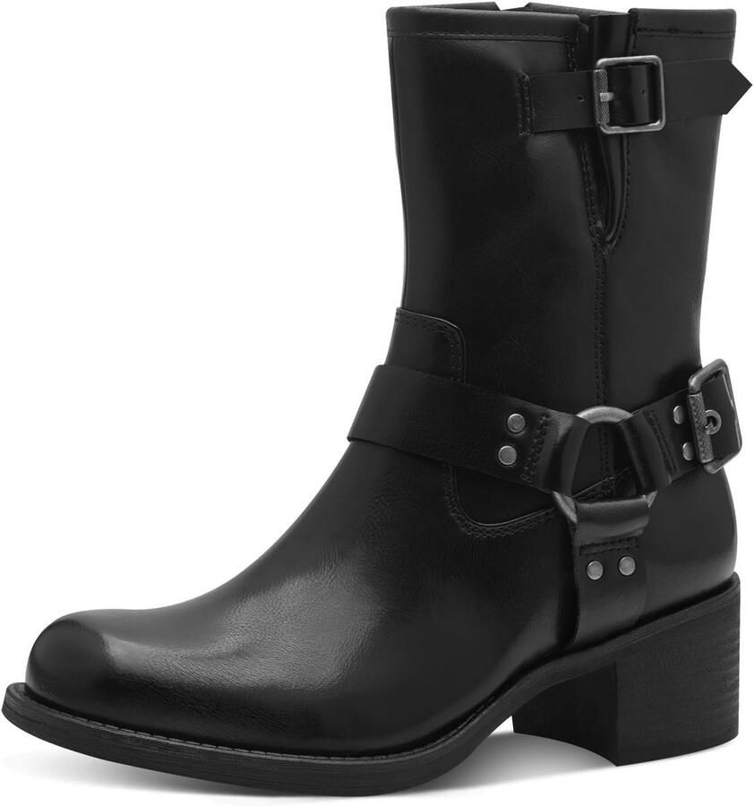 Dames Enkellaars Rits en Instap Comfortabele Dames Bootie