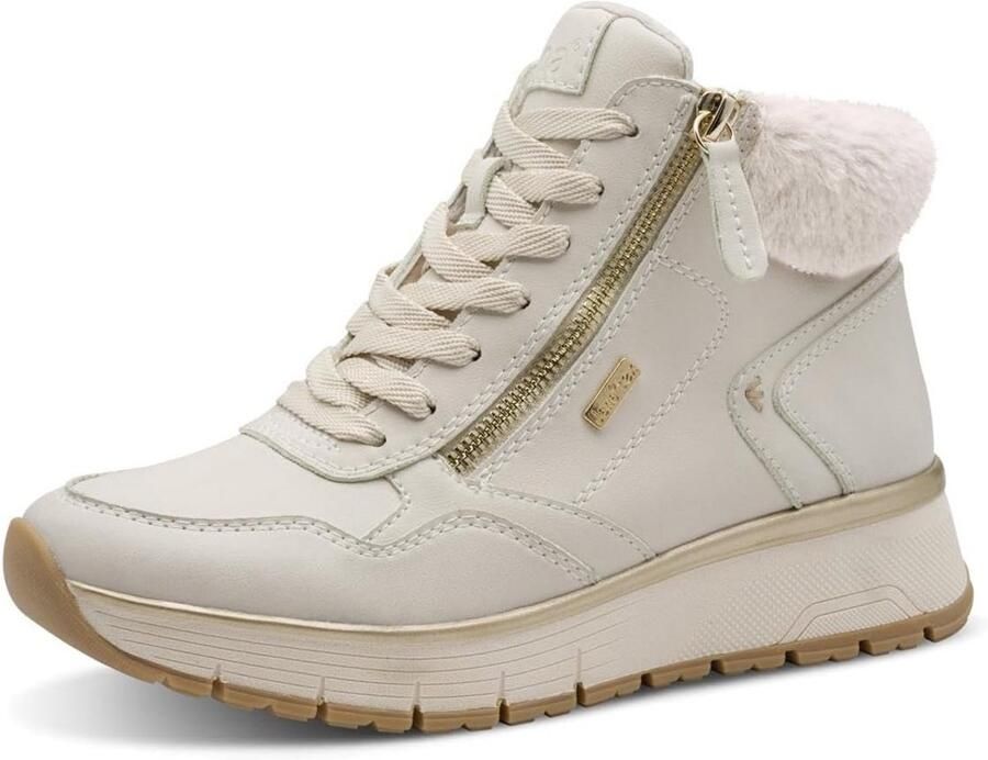 Dames Enkellaars met Vetersluiting en Tex Laars Vegan