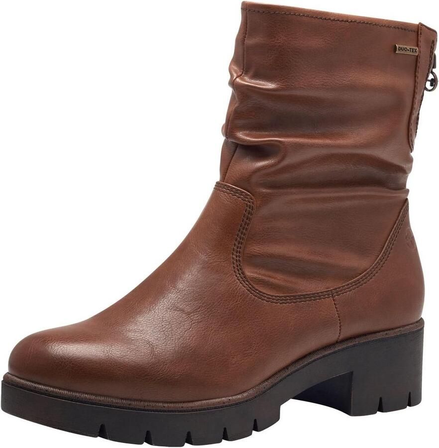 Modieuze Dames Enkellaars met Waterafstotende Voering en Ritssluiting