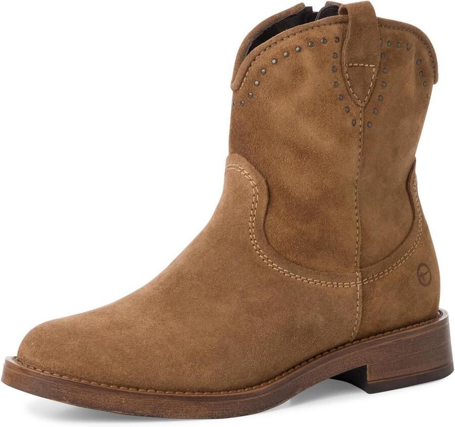 Dames Enkellaars met Zachte Binnenzool en Ritssluiting