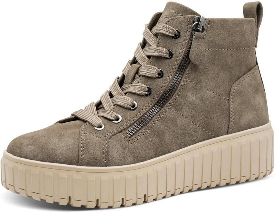 Dames Enkellaars Plat met Kant Vegan Vetersluiting Comfortabele Pasvorm