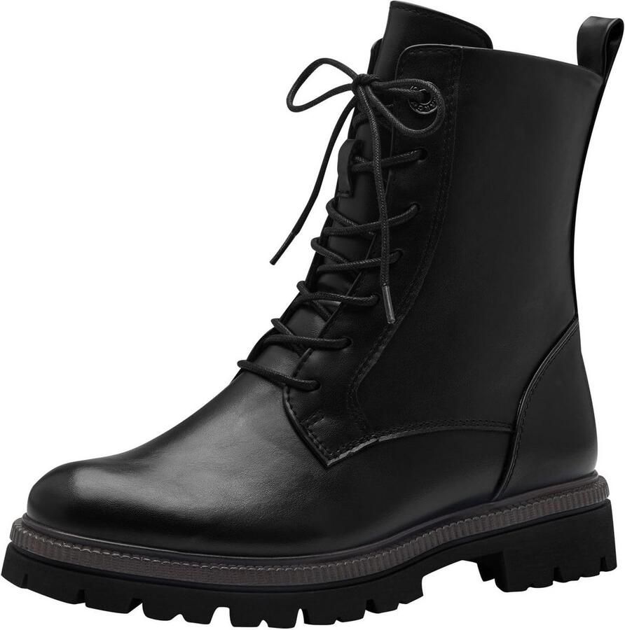 Dames Enkellaars Platte Hak Vetersluiting Comfortabel