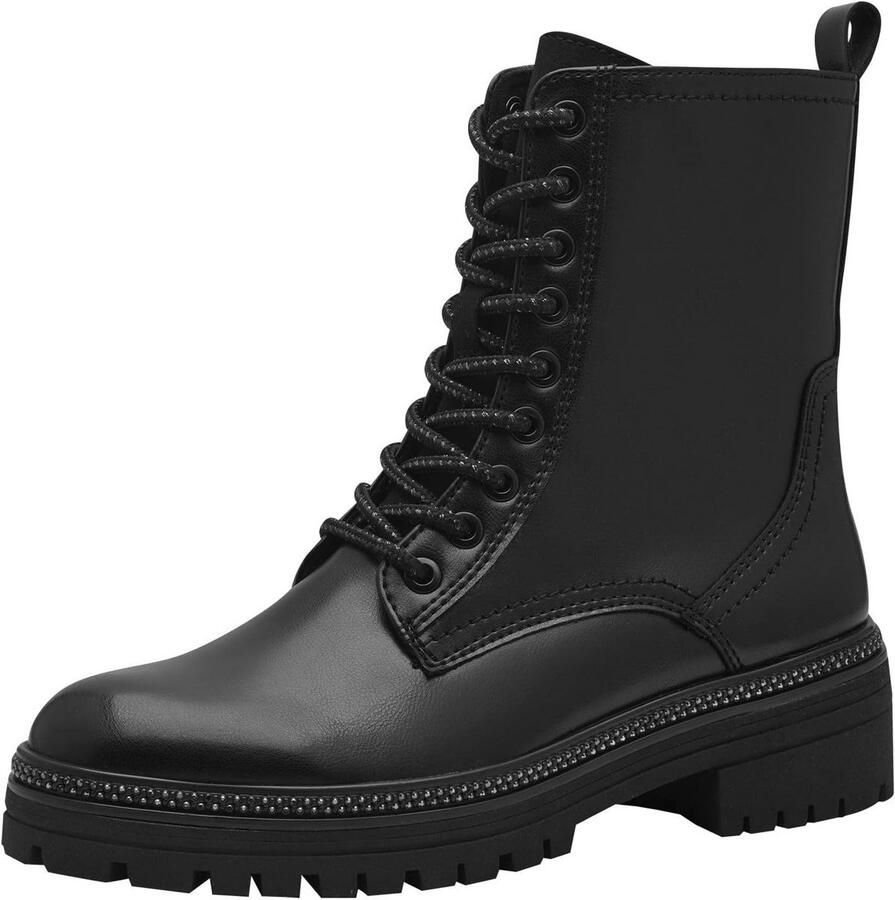 Dames Enkellaars Vetersluiting Comfortabel en Modieus