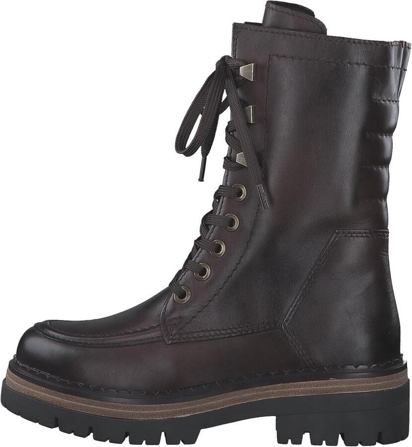 Dames enkellaars vetersluiting Stijlvolle en comfortabele laarsjes