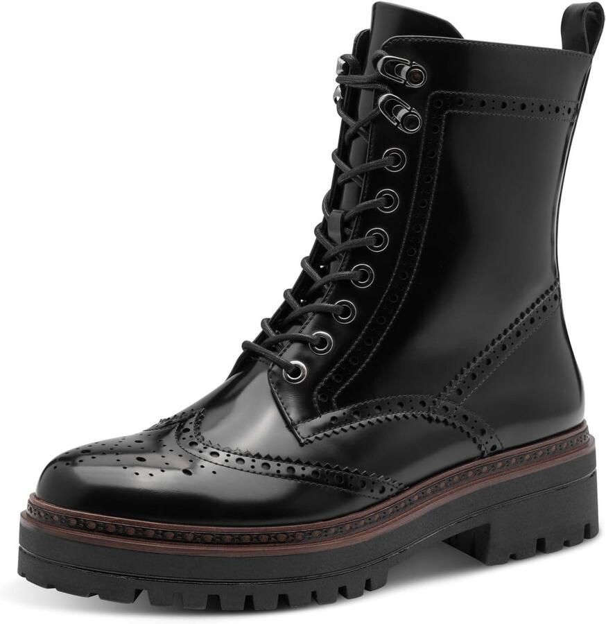 Dames Enkellaars Vlakke Hak Lace-up Stijlvol