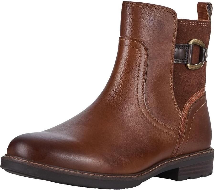 Dames Enkellaarsje met Rits en Instap Comfortabele Vrouwen Bootie