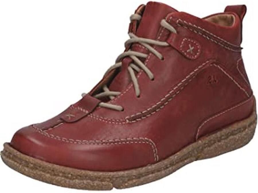 Dames Enkellaarsje met Veters en Ritssluiting