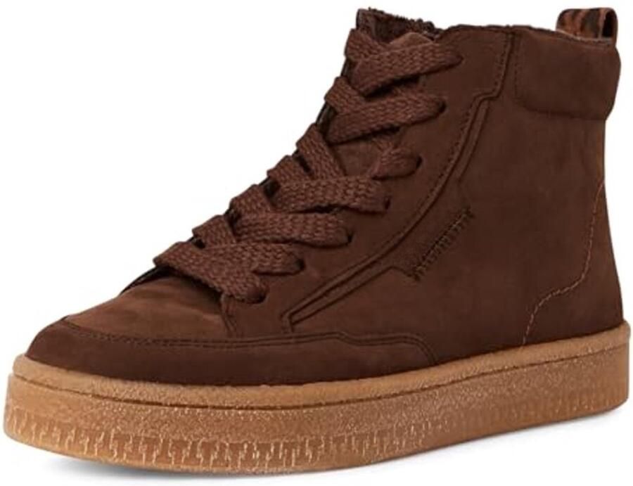 Dames Enkellaarsje met Veters Flat Model