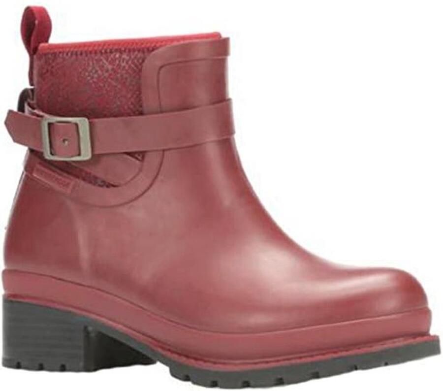 Dames Enkellaarsje van Rubber voor een Luxe Casual Look