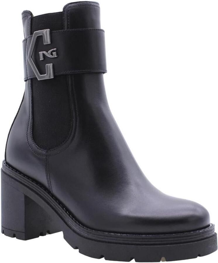 Dames Enkellaarsjes Suède Beige Laarzen Met Blokhak