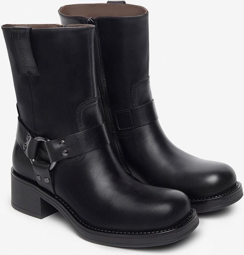 Dames Enkellaarsjes Bruin Leer