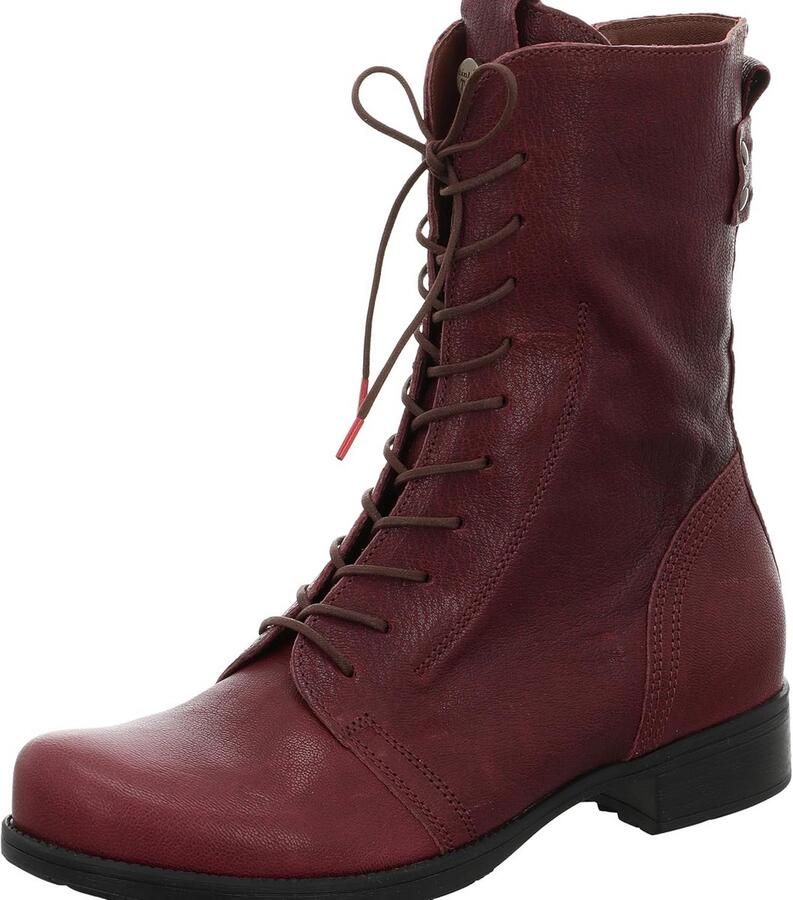 Dames Enkellaarsjes Chroomvrij Gelooit Licht Gevoerd Leer